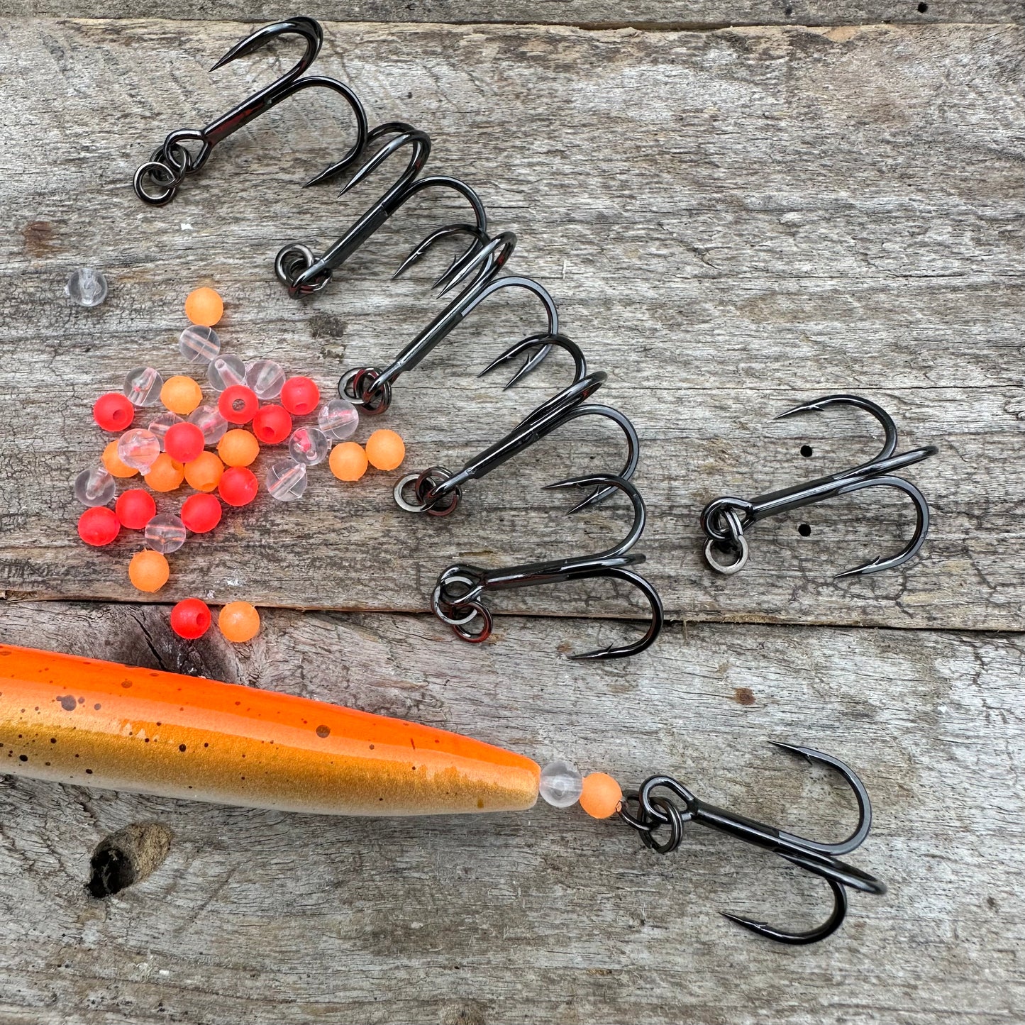 Savage Gear Ring Rigged Treble Hook + m/30 perler
