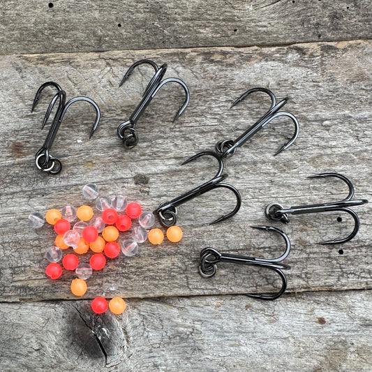 Savage Gear Ring Rigged Treble Hook + m/30 perler